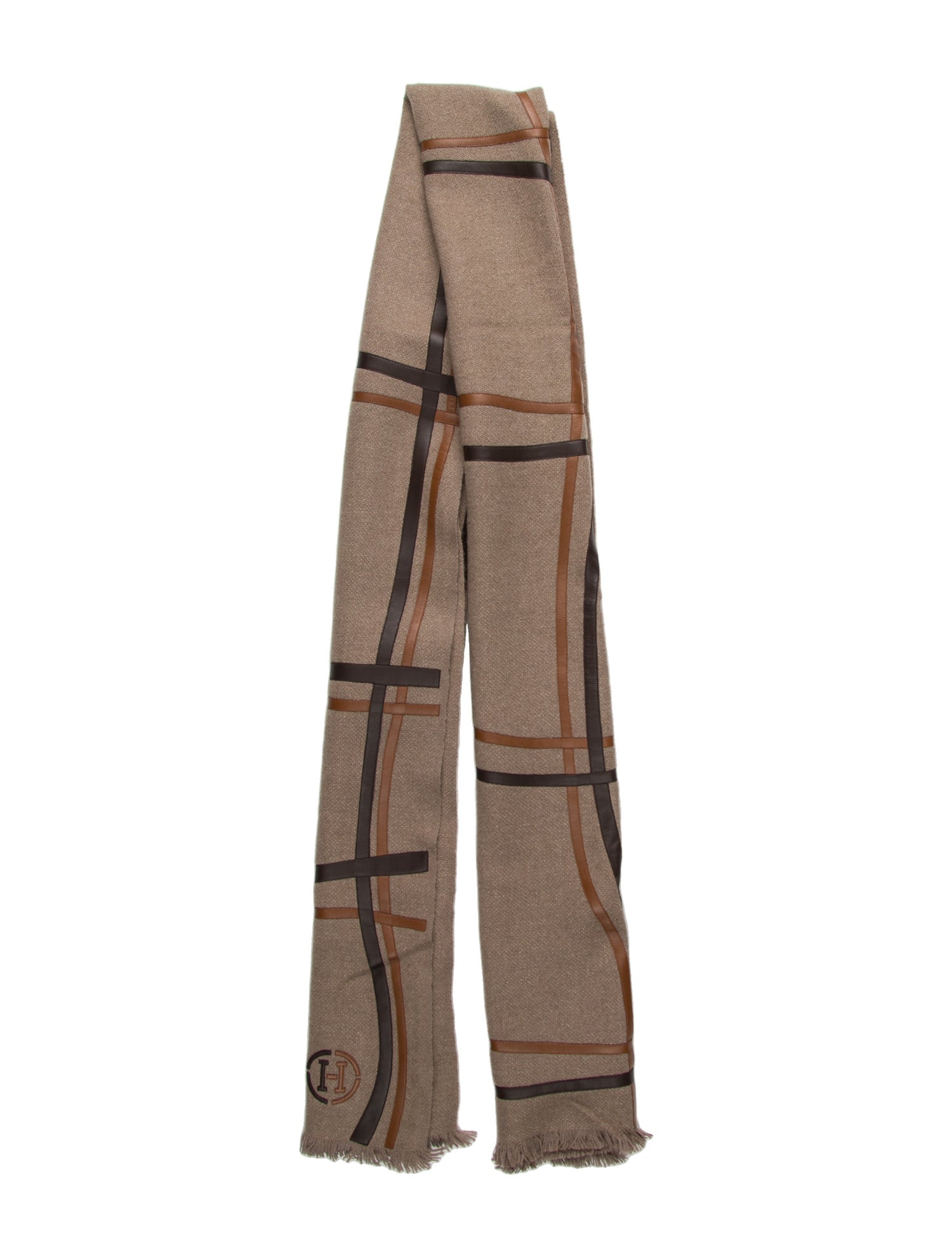 Hermès Carreaux Ondes Scarf