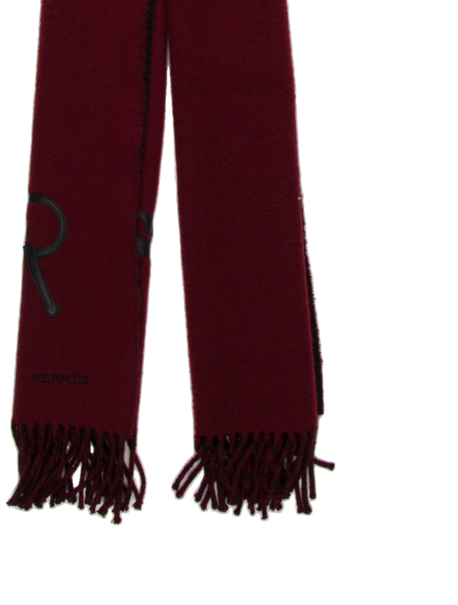 Hermès Mors Cuir Brode Muffler