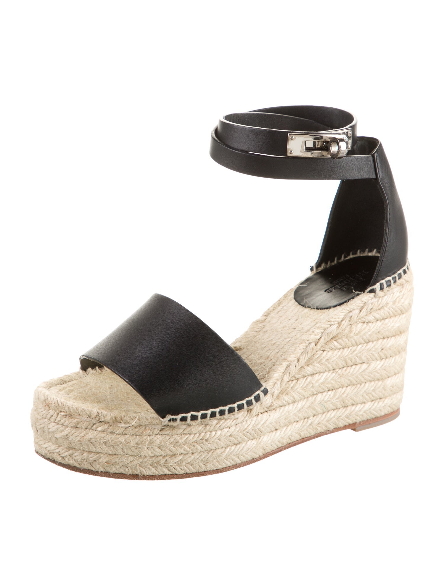 Hermès Tipoli Leather Espadrilles