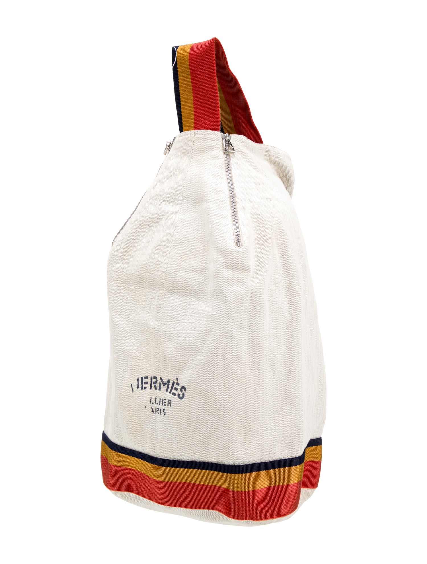 Hermès Toile Chevron Cavalier Sling Bag