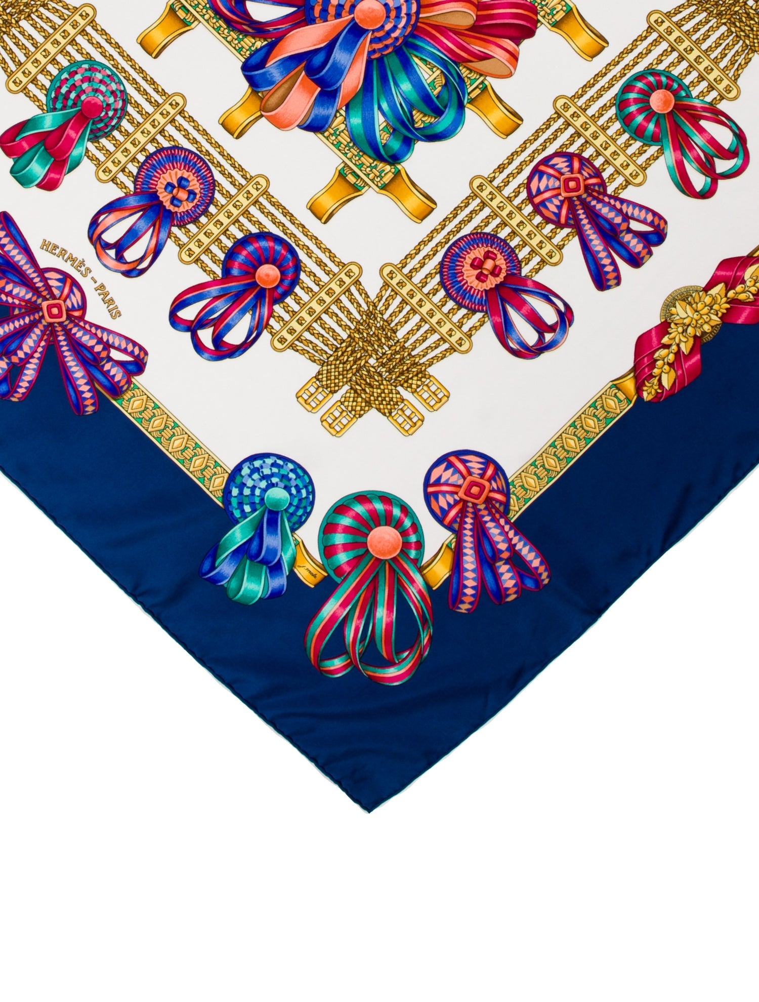 Hermès Les Rubans du Cheval Silk Scarf