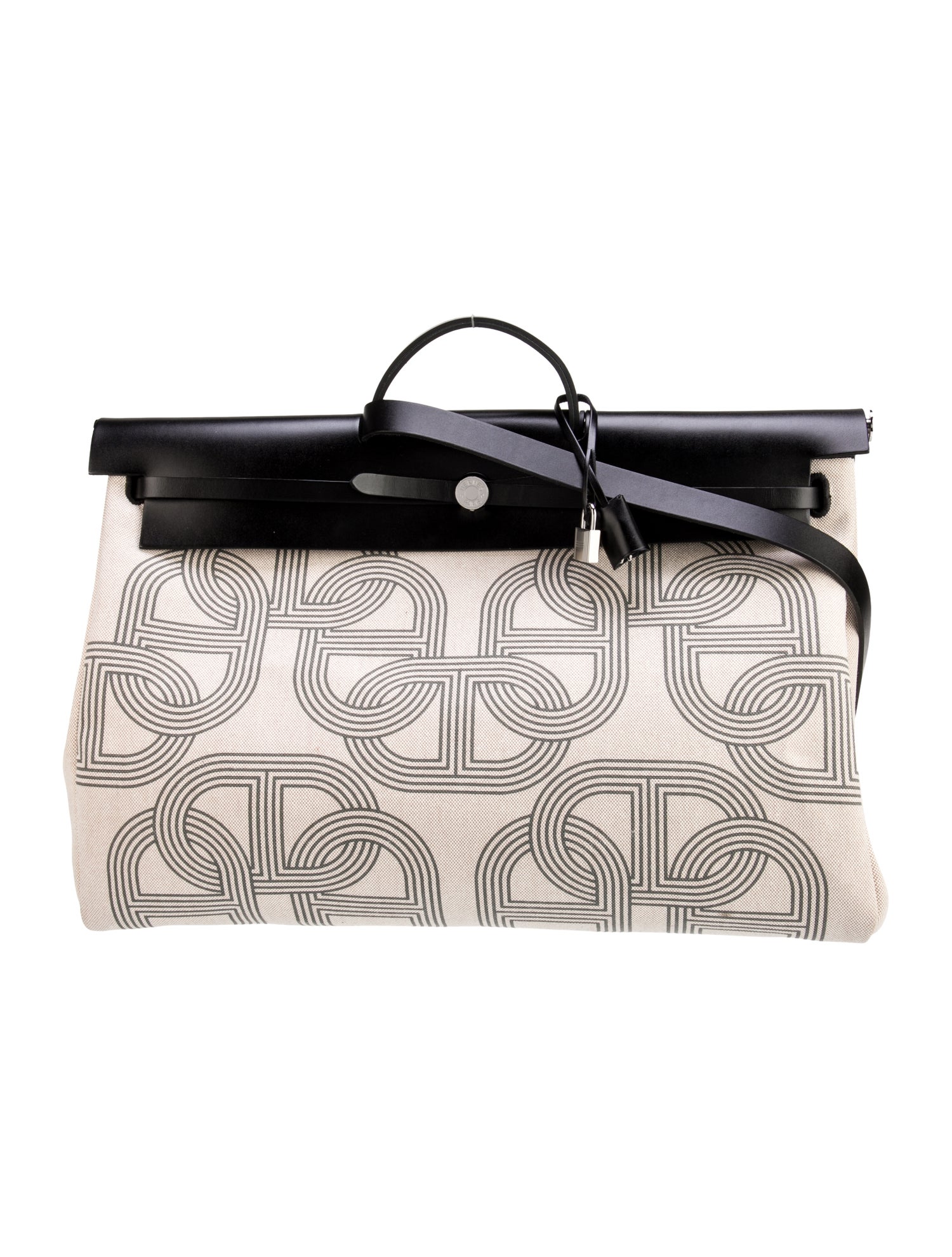 Hermès 2023 Toile H Plume Circuit 24 Herbag Zip Cabine 50