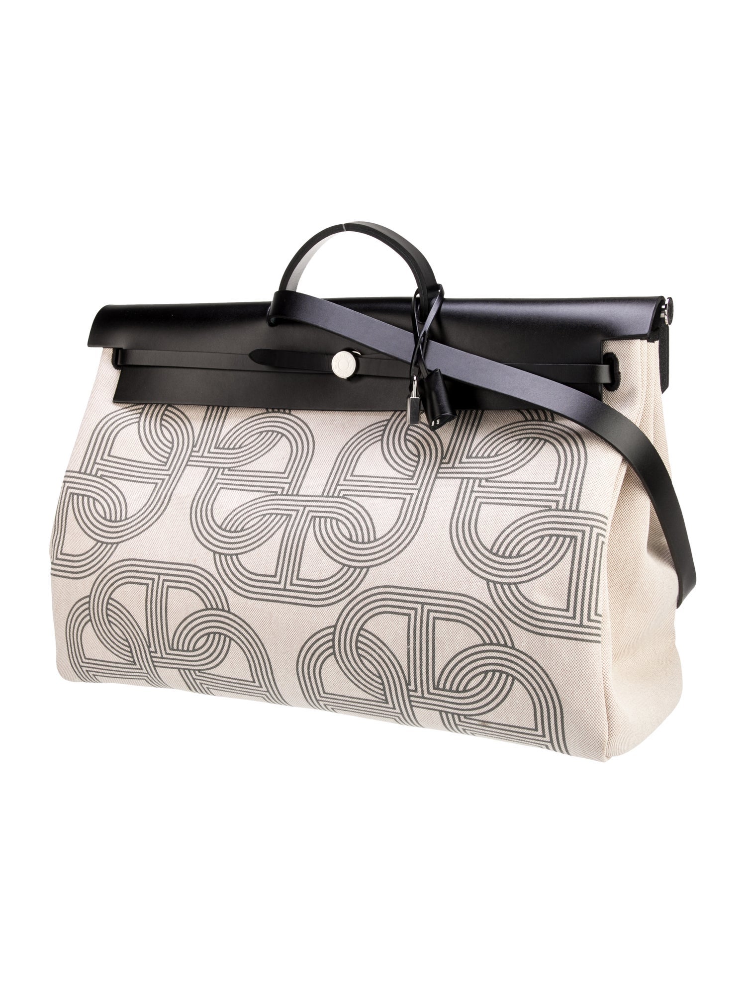 Hermès 2023 Toile H Plume Circuit 24 Herbag Zip Cabine 50