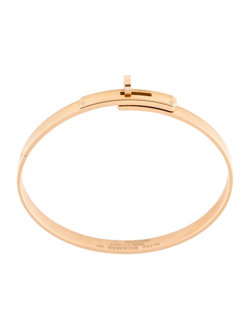 Hermès 18K Diamond Kelly Bracelet Small Model