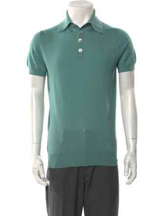 Hermès Cashmere Crew Neck Polo Shirt