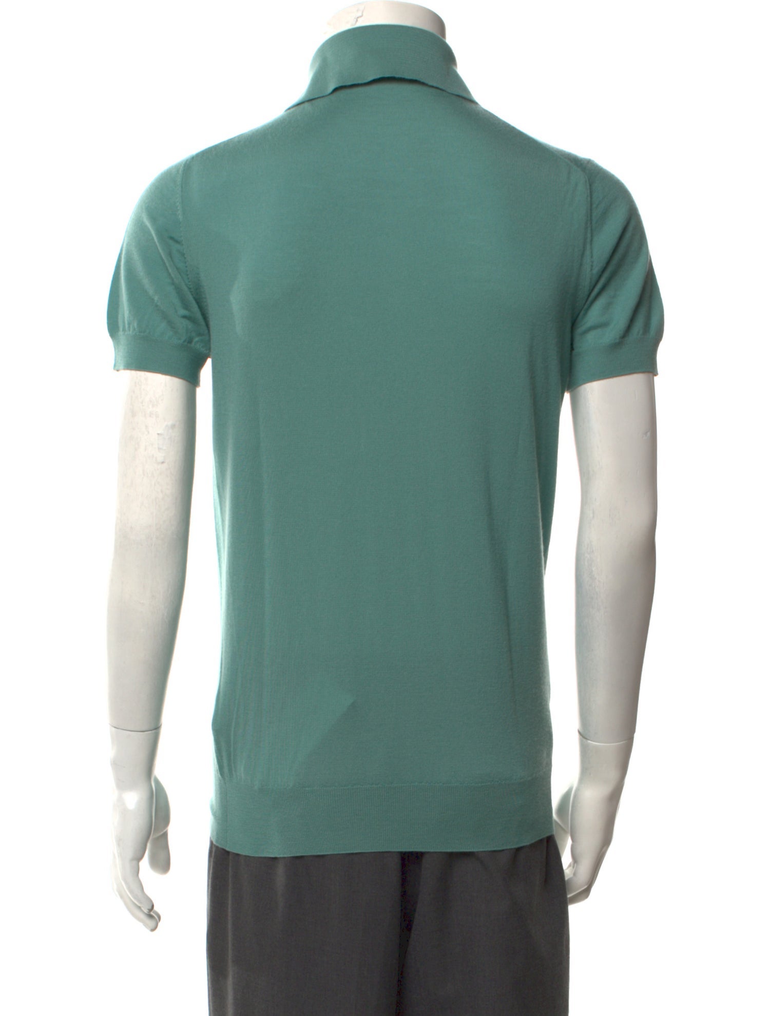 Hermès Cashmere Crew Neck Polo Shirt