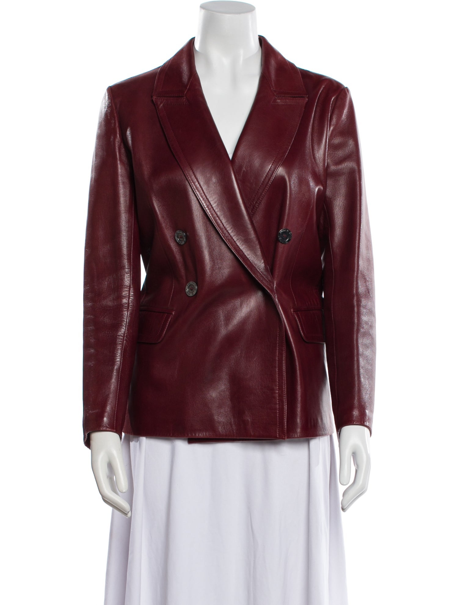 Hermès Leather Blazer
