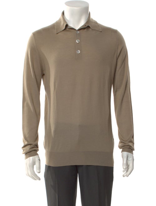 Hermès Cashmere Collar Polo Sweater