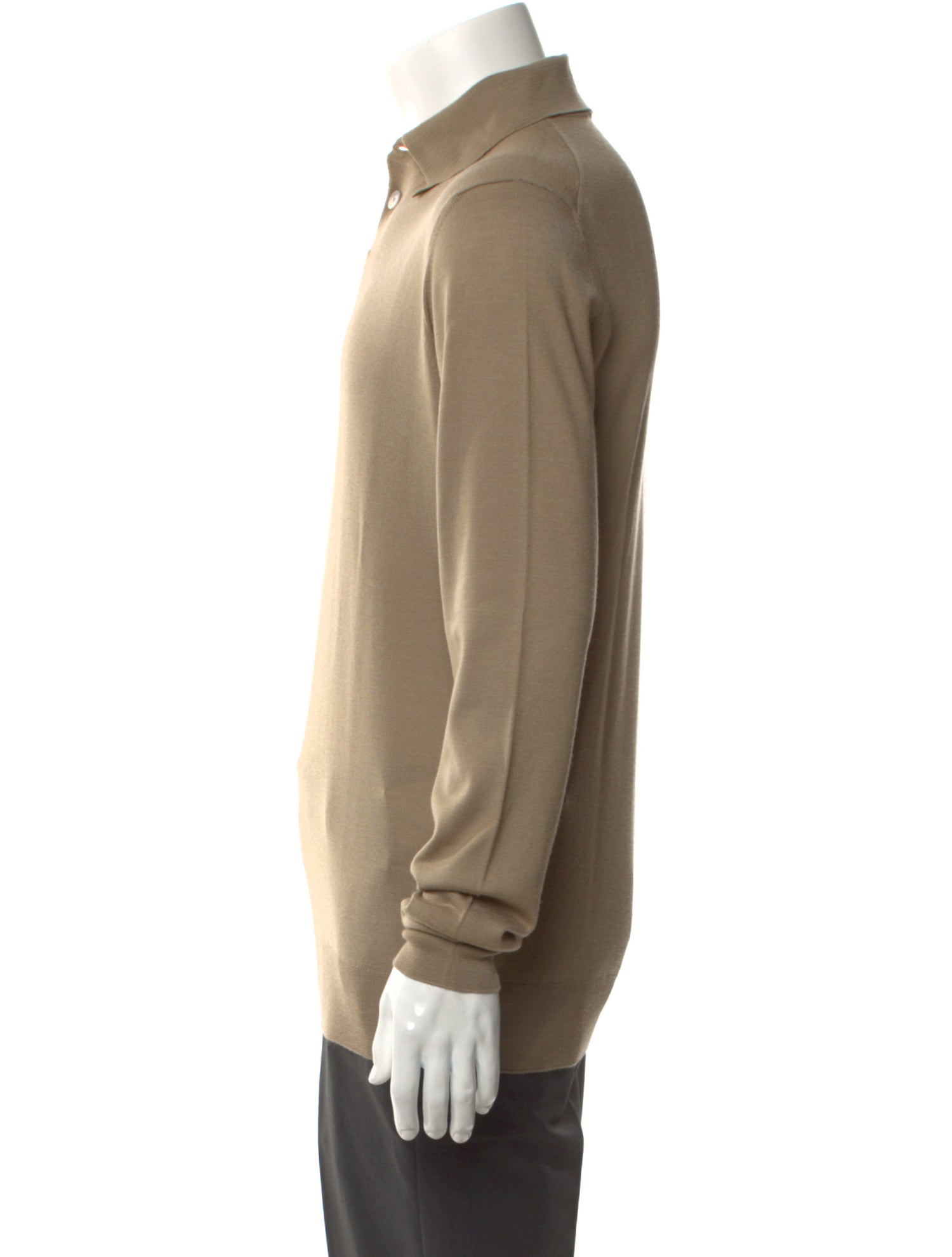 Hermès Cashmere Collar Polo Sweater