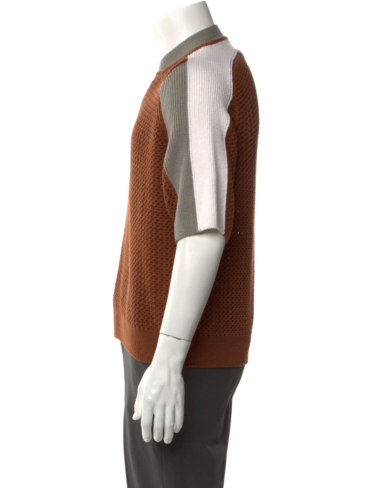 Hermès Collar Short Sleeve Polo Sweater