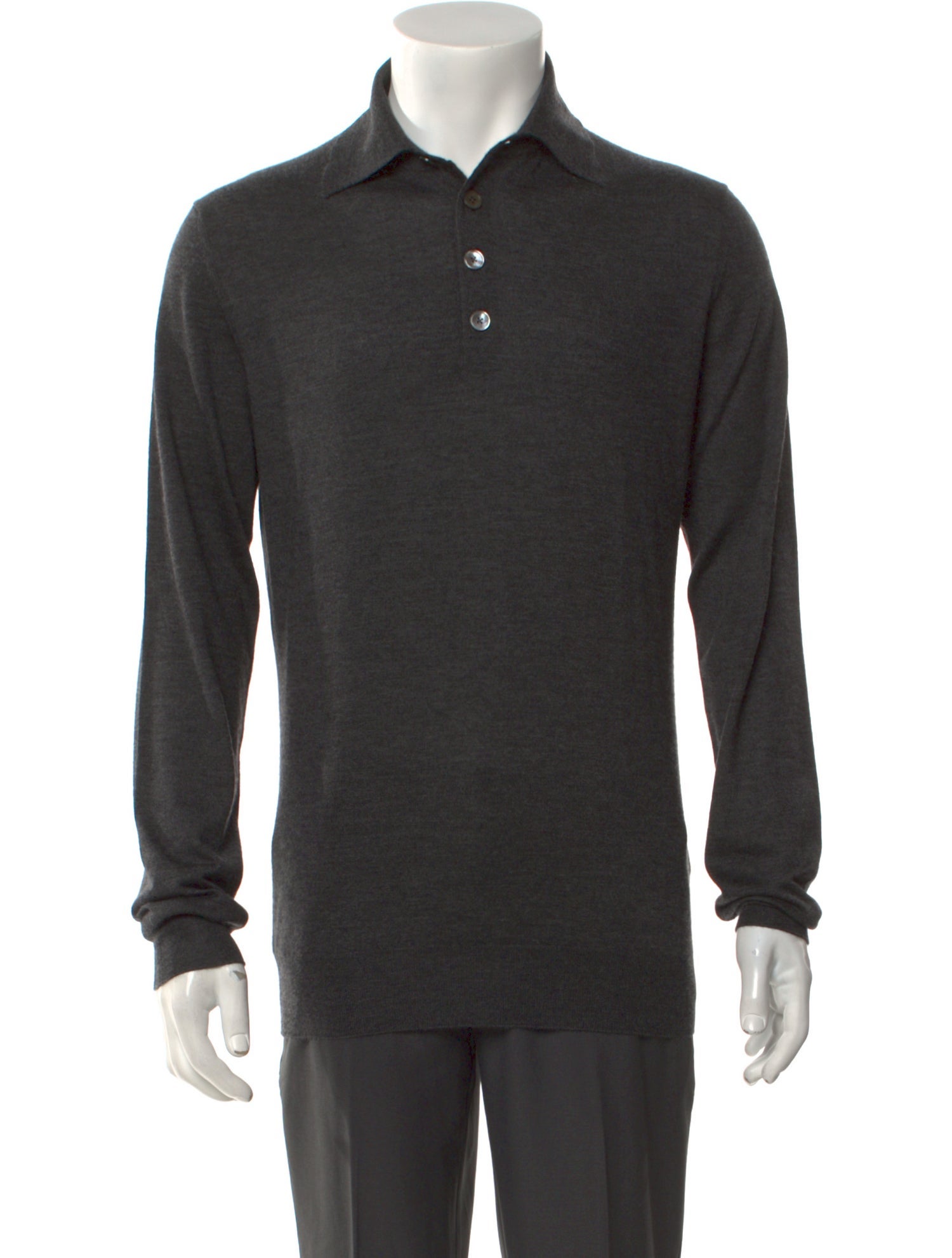 Hermès Cashmere Collar Polo Sweater