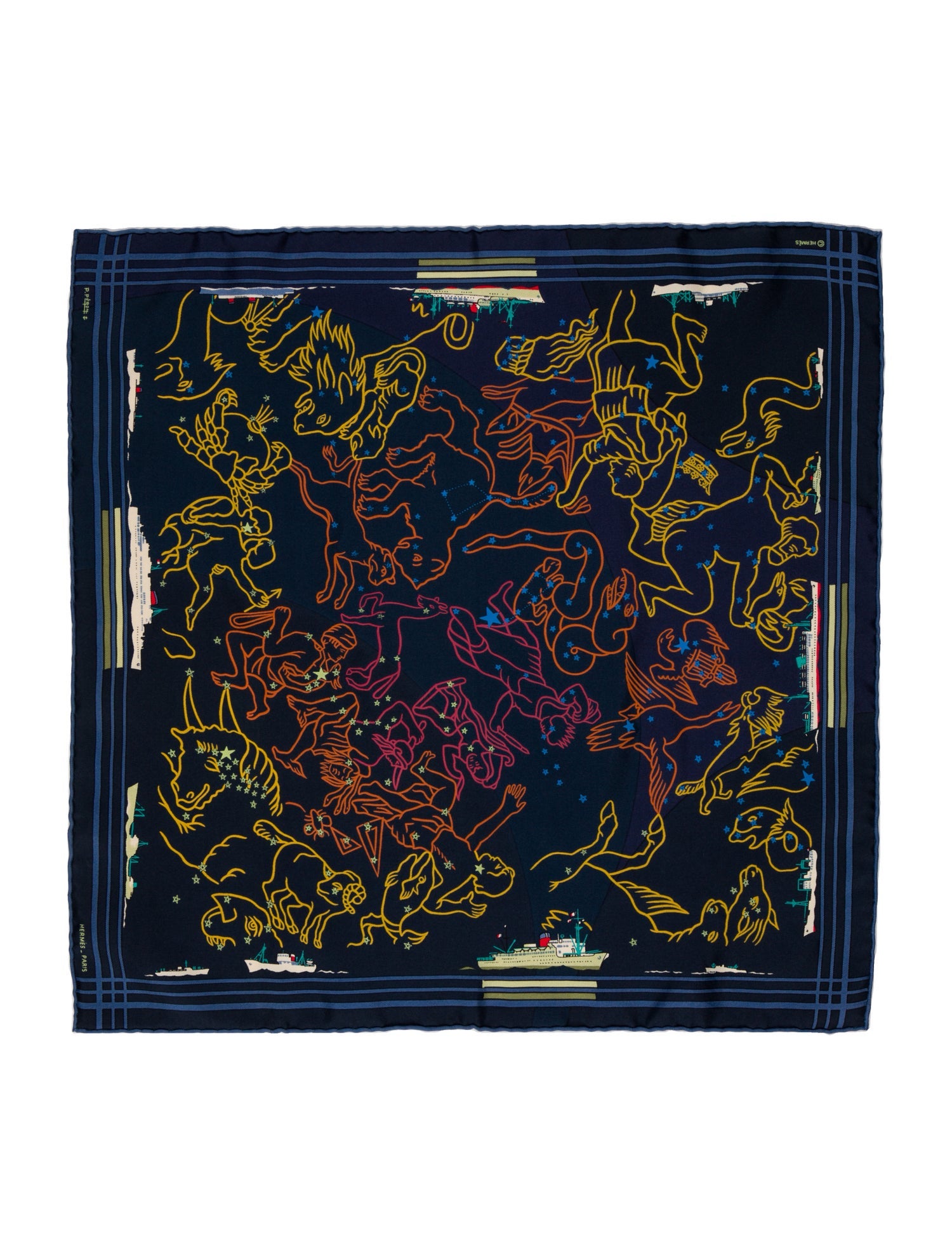 Hermès Silk pocket Square