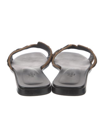 Hermès Oran Leather Slides