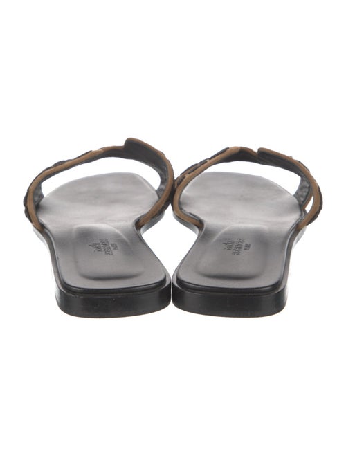 Hermès Oran Leather Slides