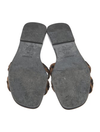 Hermès Oran Leather Slides