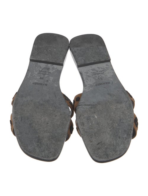 Hermès Oran Leather Slides