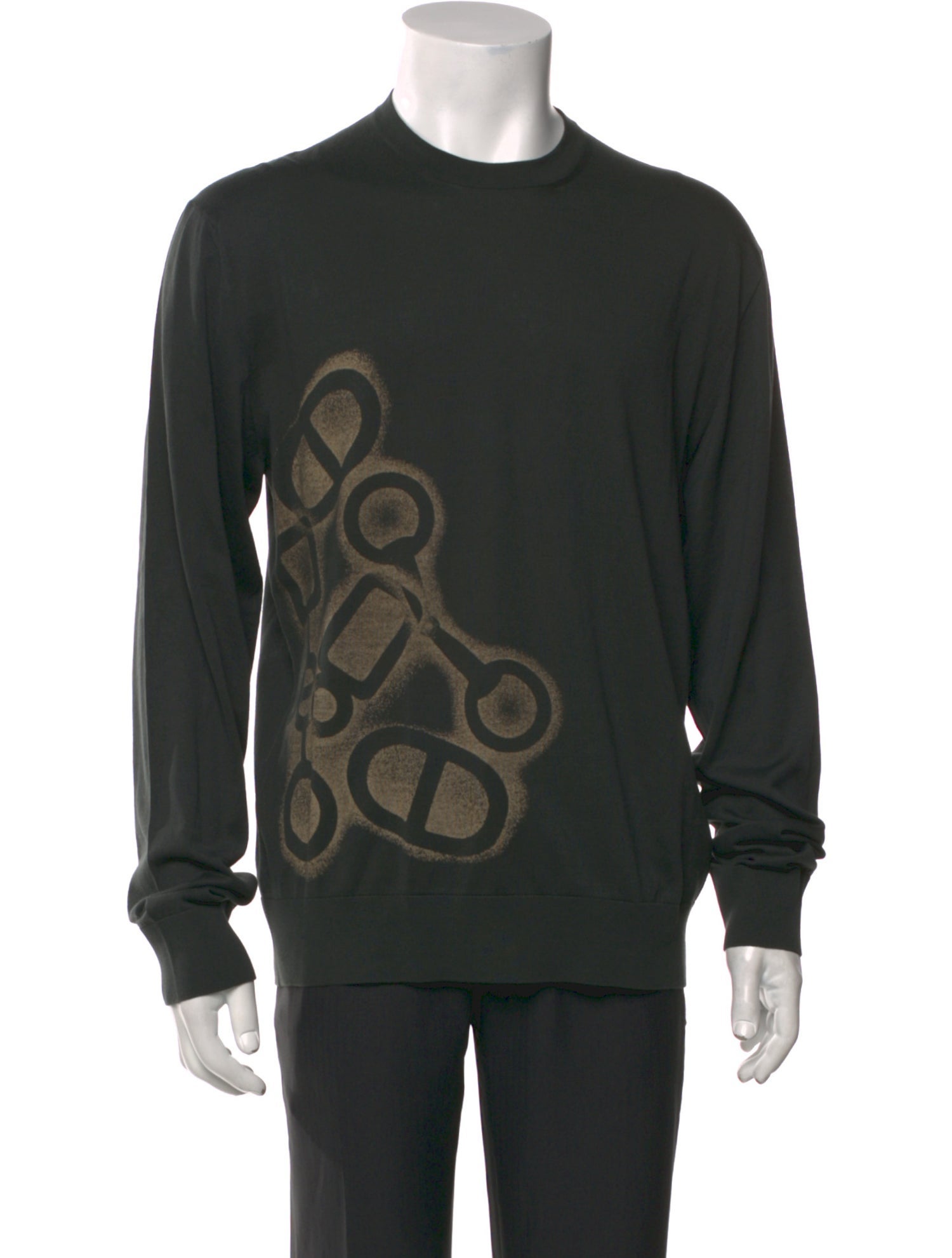 Hermès Crew Neck Long Sleeve T-Shirt w/ Tags