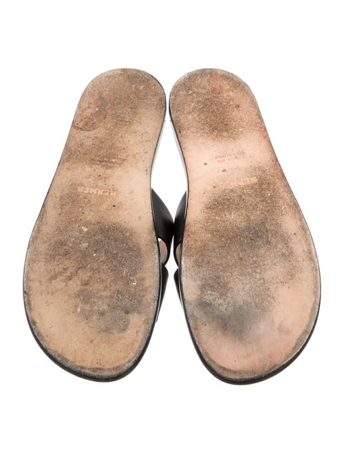 Hermès Izmir Leather Slides