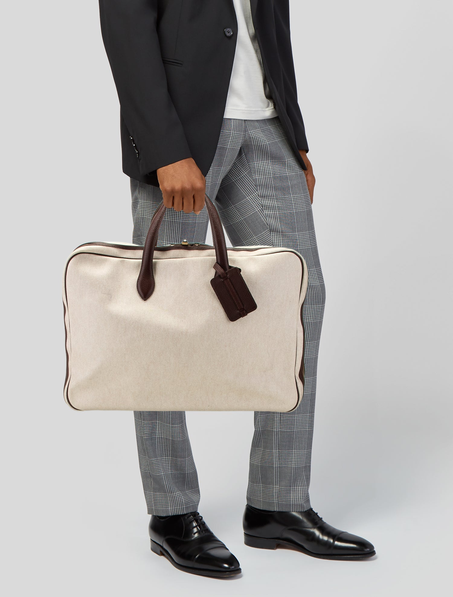 Hermès Toile Victoria de Voyage 50