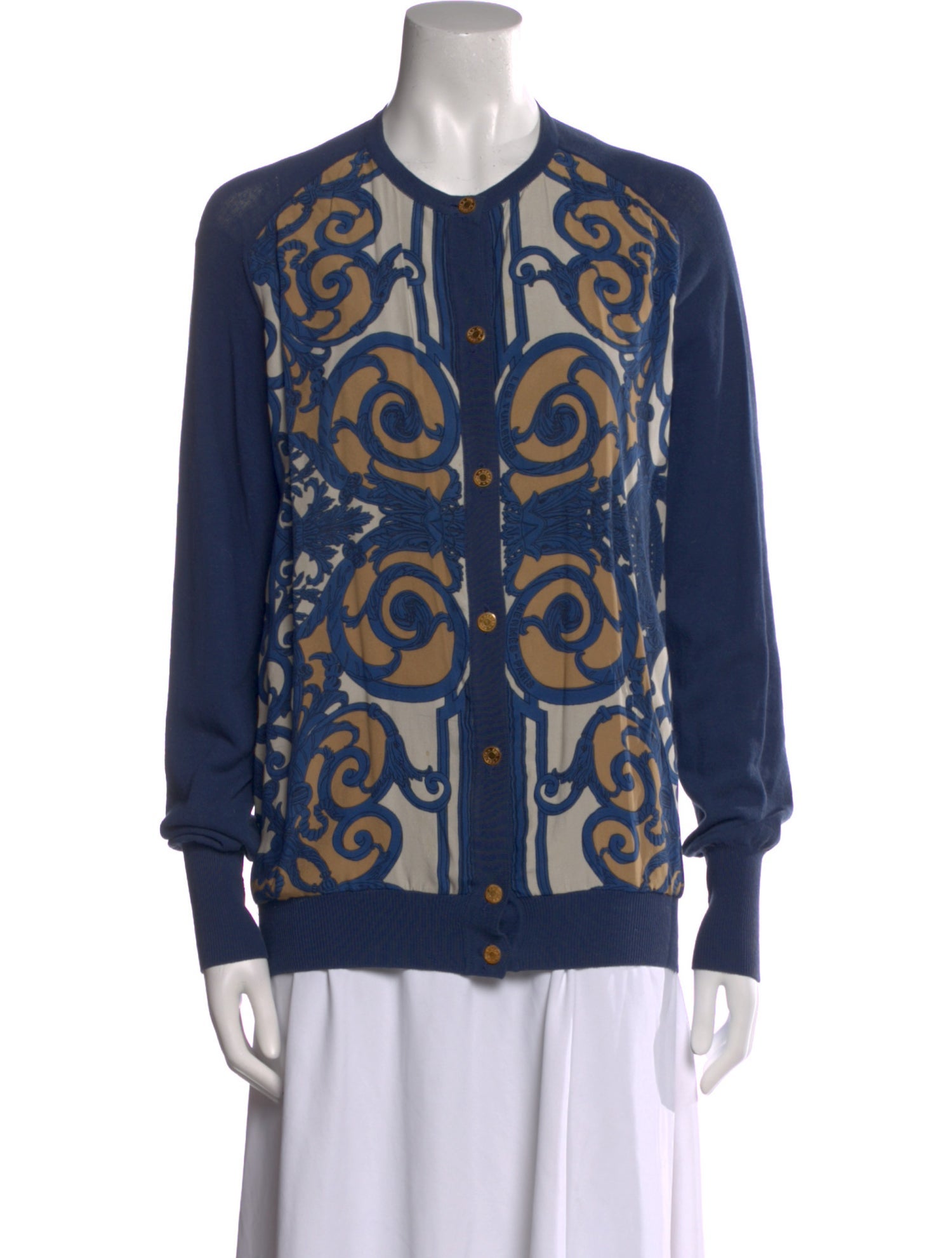 Hermès Silk Printed Sweater