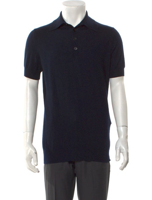 Hermès Cashmere Collar Polo Sweater