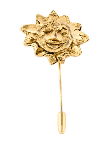Hermès Pin Vintage Sun Brooch
