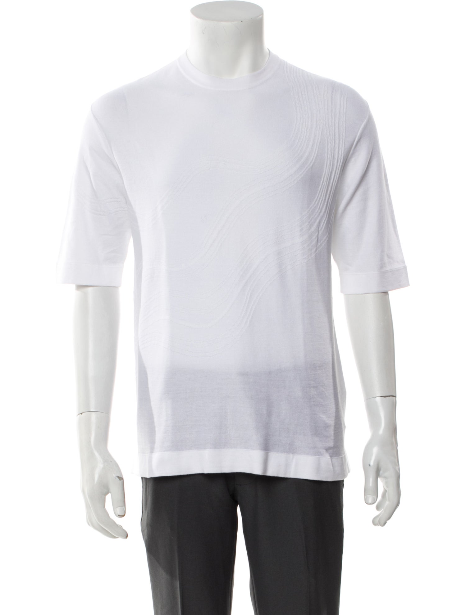 Hermès Crew Neck Three-Quarter Sleeve Pullover