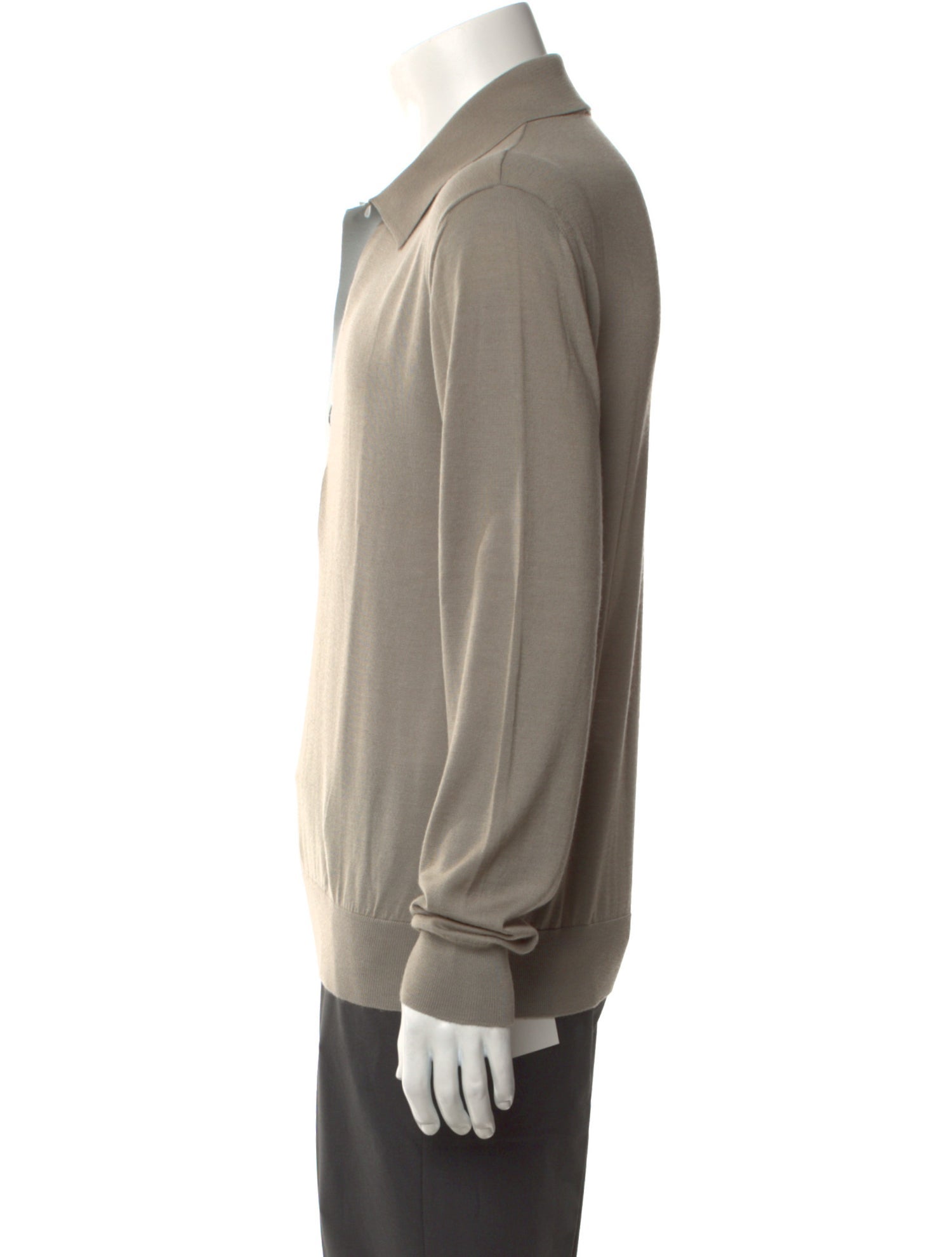 Hermès Cashmere Collar Polo Sweater