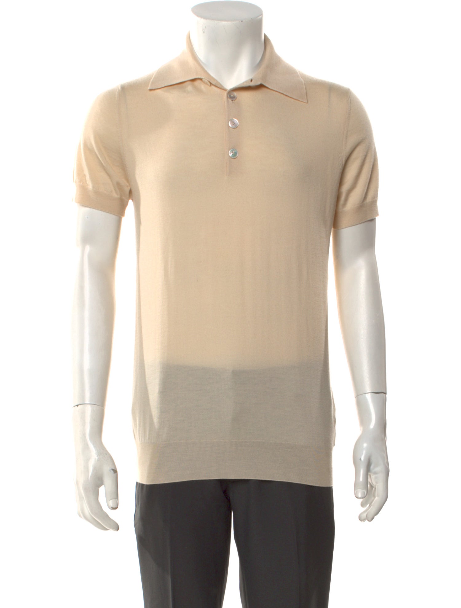 Hermès Cashmere Collar Polo Sweater