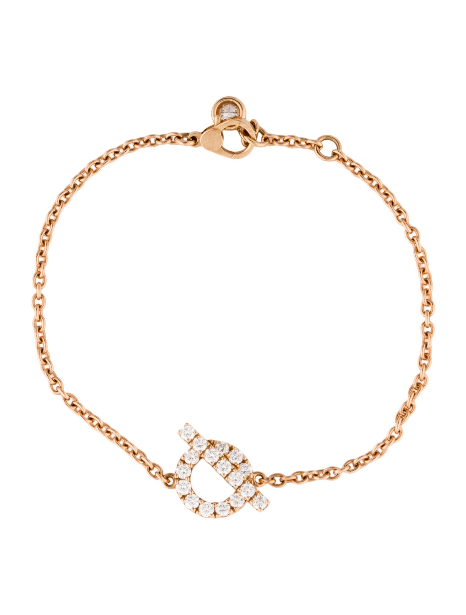 Hermès 18K Diamond Finesse Bracelet
