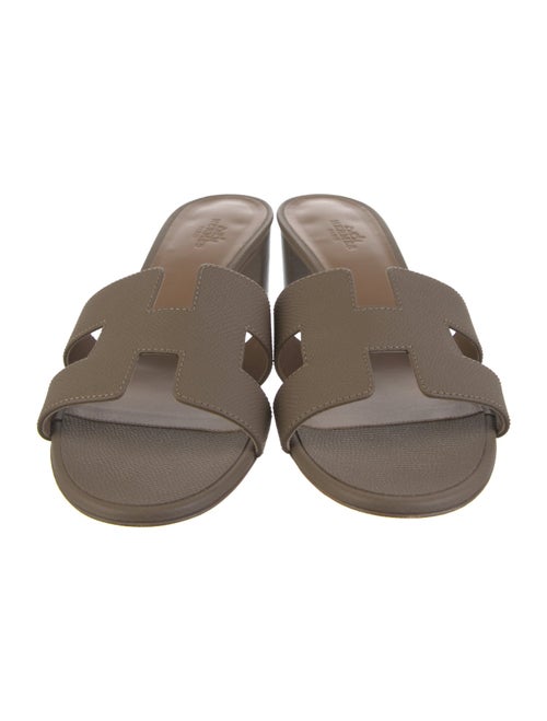 Hermès Oasis Leather Slides