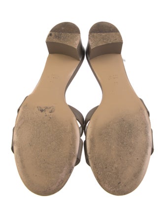 Hermès Oasis Leather Slides