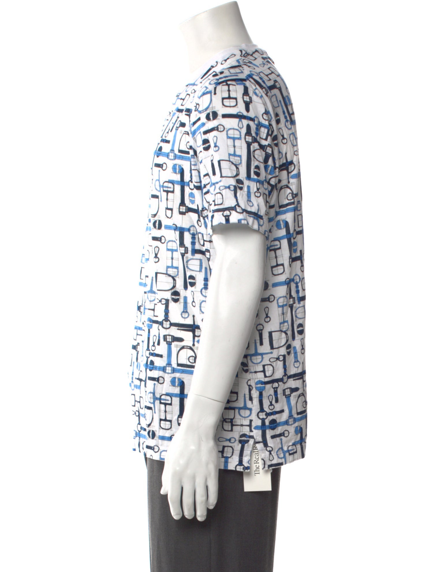 Hermès Printed Crew Neck T-Shirt