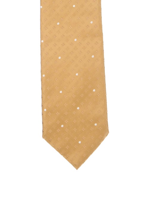 Hermès pattern silk tie