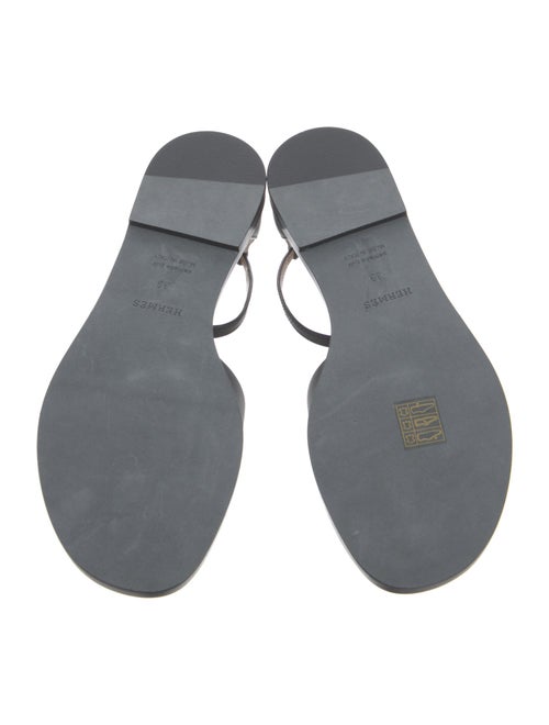 Hermès Santorini H Logo Slingback Sandals