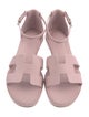 Hermès Santorini Leather Sandals