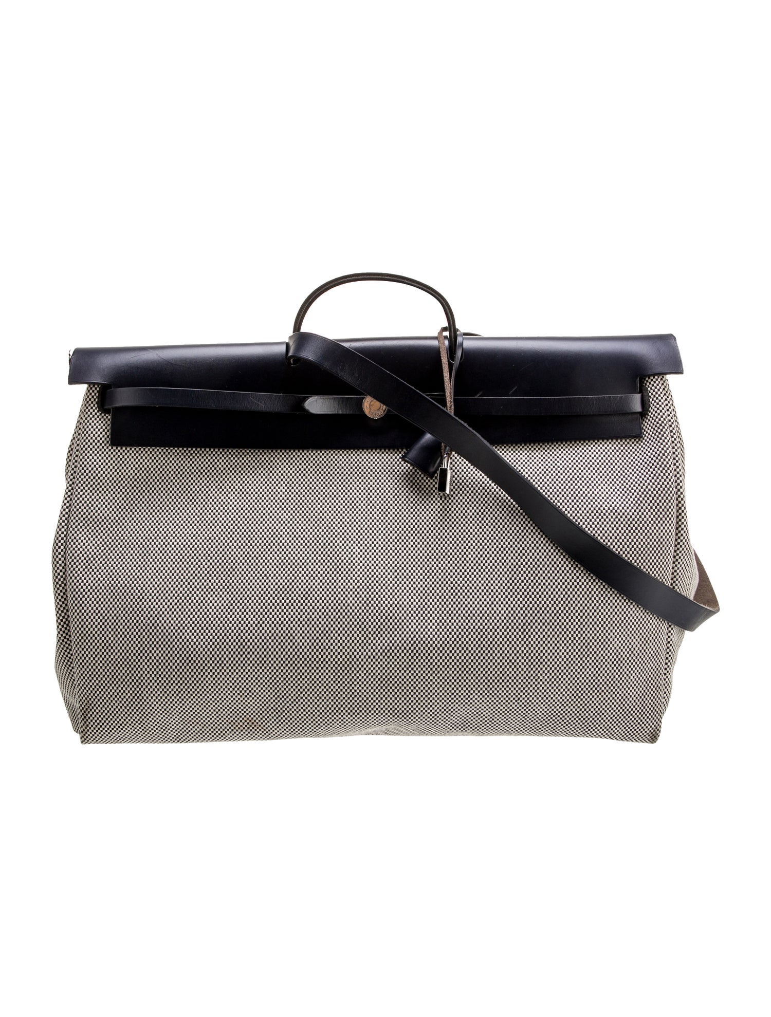 Hermès Toile Criss Viking Herbag Zip Cabine 50