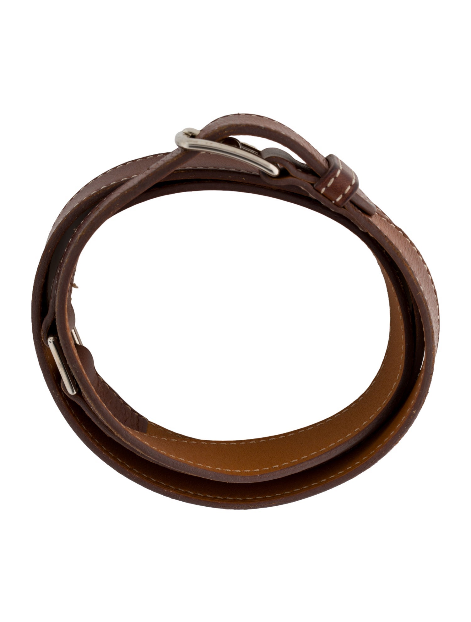 Leather Etrivière 6 Tours Bracelet