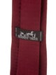 Hermès H Pattern Print Silk Tie