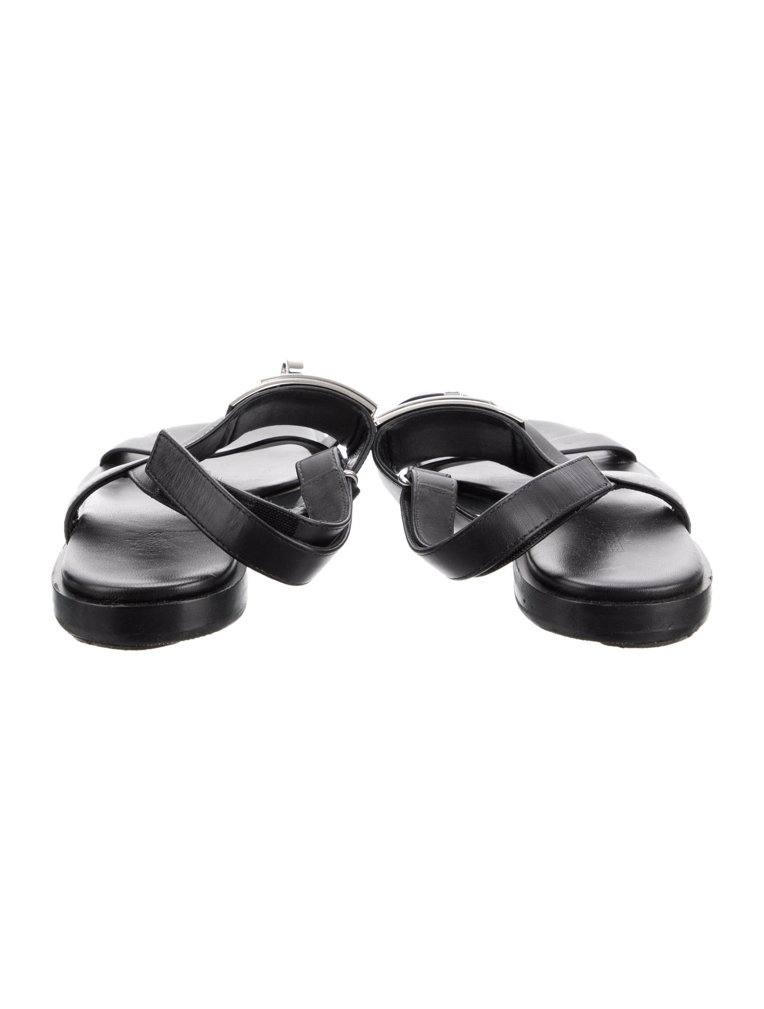 Hermès Ines Leather Slingback Sandals