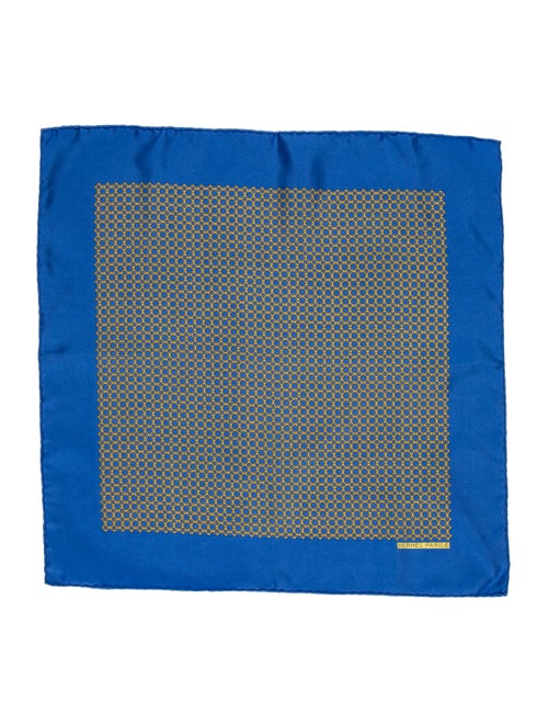 Hermès Pattern Prints Silk Pocket Square