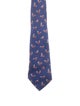 Hermès Silk Pattern Print Tie