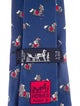 Hermès Silk Pattern Print Tie
