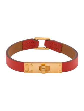 Hermès Leather Micro Kelly Bracelet