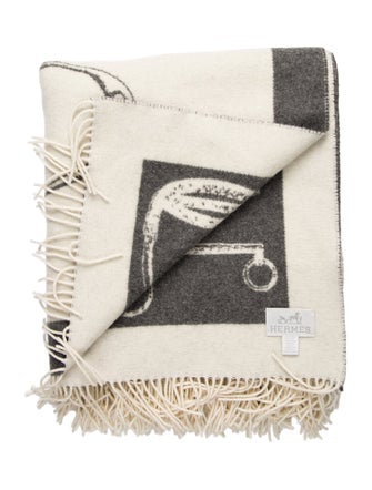 Hermès Cashmere-Blend Throw Blanket