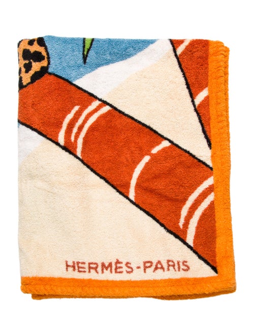 Hermès Cheetah Beach Towel