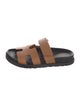 Hermès Chypre Leather Slides