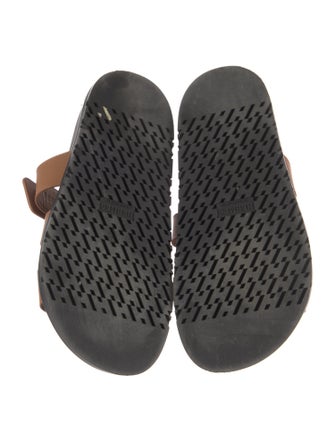 Hermès Chypre Leather Slides