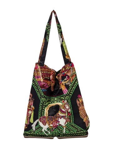 Hermès Totes Le Danse du Cheval Marwari' Silky Pop Tote