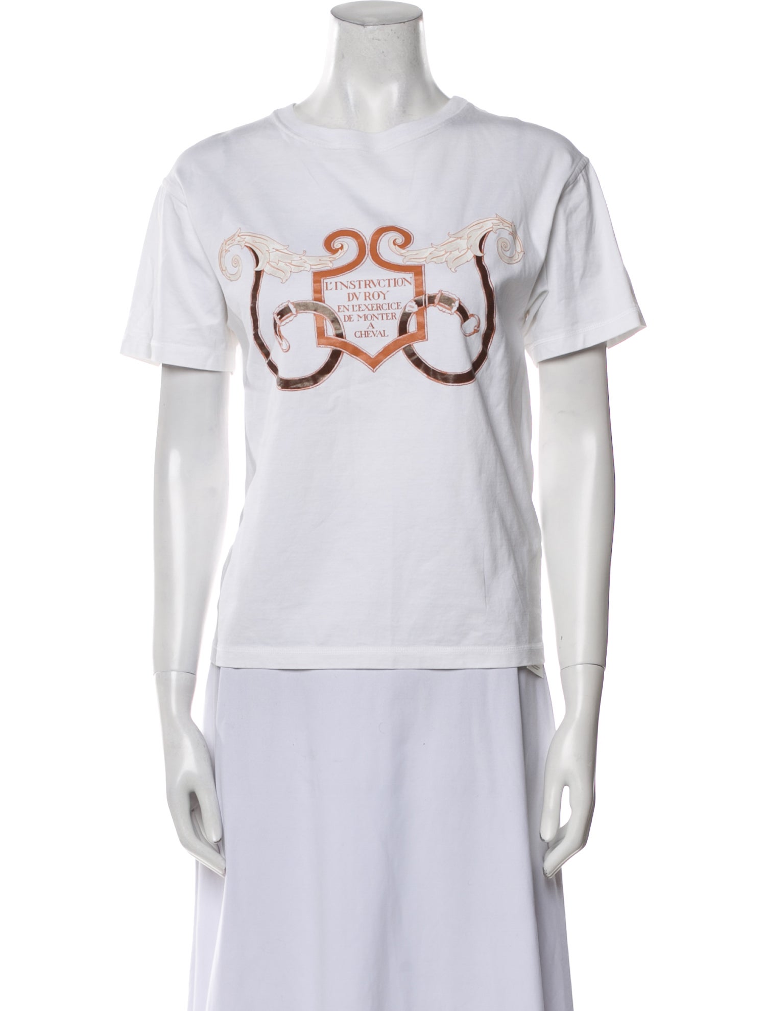 Hermès Graphic Print Crew Neck T-Shirt